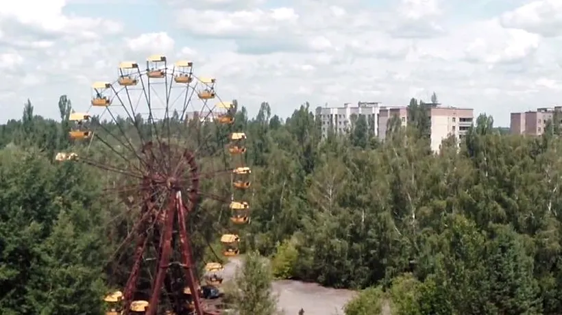Orașul Prîpiat , filmat cu o dronă. Cum arată la 30 de ani de la accidentul de la Cernobîl