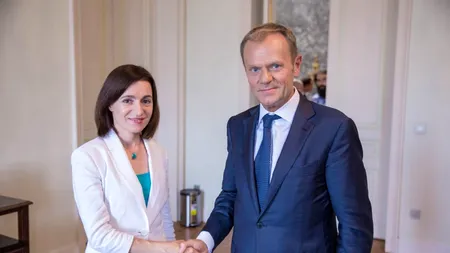 Donald Tusk, mesaj de susținere în limba română pentru partidul Maiei Sandu