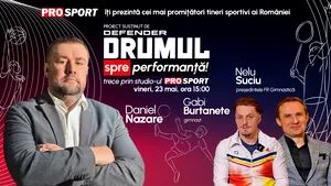 Emisiunea „Drumul spre performanță”, vineri, 23 mai, de la ora 14.00. Gimnastica românească încotro?