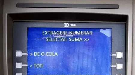 BANCUL ZILEI | Ce mesaj îți dă bancomatul, cu câteva zile înainte de salariu