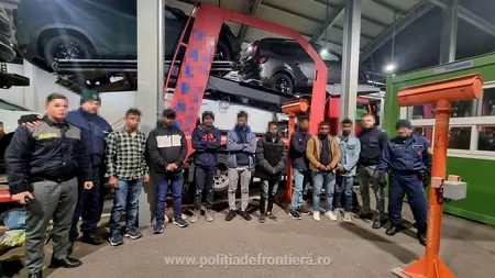 VIDEO | Cum intenţionau opt cetăţeni din Sri Lanka să treacă ilegal frontiera în Ungaria, prin Vama Borș