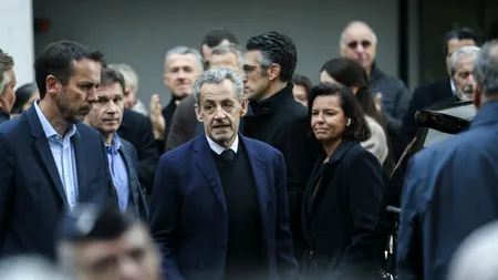 Ultimele imagini cu Sarkozy în libertate: 