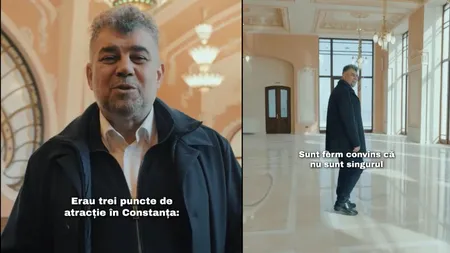 Marcel Ciolacu a publicat pe TikTok PRIMELE imagini din cazinoul Constanța cu o săptămână înainte de terminarea lucrărilor: Încă un obiectiv finalizat