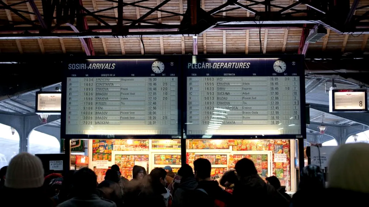MERSUL TRENURILOR 2012-2013. Ce noutăți aduce noul MERS AL TRENURILOR, valabil din 9 decembrie. Care sunt rutele unde se vor înregistra noi întârzieri