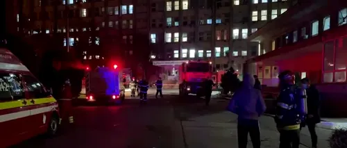VIDEO | Alertă la Spitalul Clinic Județean de Urgență Constanța. Pompierii au fost chemați de urgență