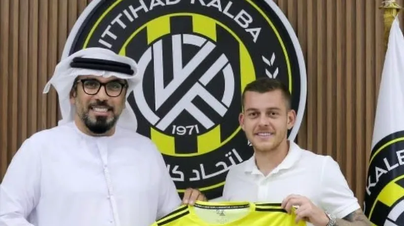 Alex Cicăldău, adio echipa națională? Fotbalistul a ajuns la Ittihad Kalba, tocmai în Emiratele Arabe Unite
