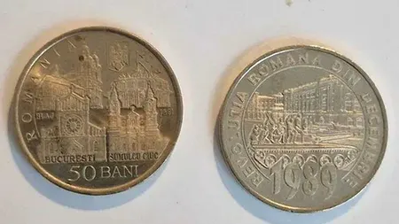 Moneda de la Revoluție cu care te poți ÎMBOGĂȚI! Se vinde pe internet cu 5.000 de lei
