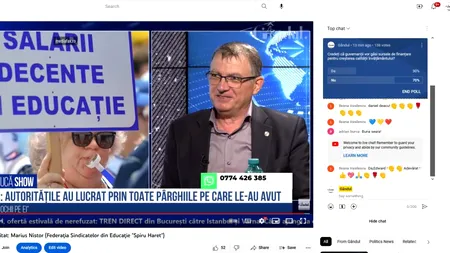 POLL Marius Tucă Show: Credeți că guvernanții vor găsi sursele de finanțare pentru creșterea calității învățământului?
