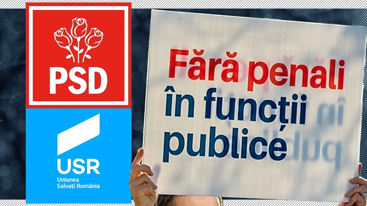 PSD: Sloganul USR „Fără penali în funcții publice” devine astfel cea mai mare minciună politică și cel mai dezgustător act de trădare a electoratului
