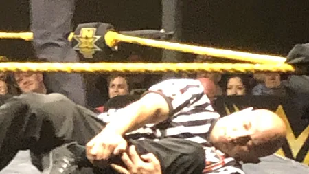 Un arbitru de wrestling și-a rupt piciorul în timpul meciului, dar a continuat să arbitreze

