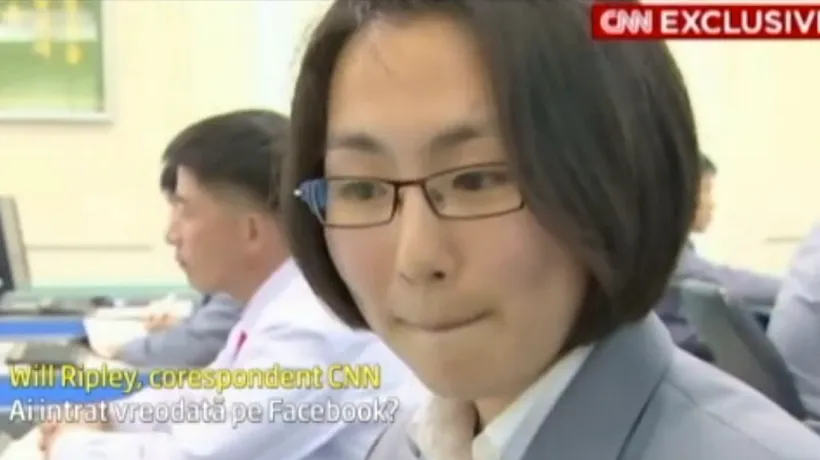FACEBOOK. Cum răspunde o studentă din Coreea de Nord, când reporterul CNN o întreabă dacă „intră pe Facebook