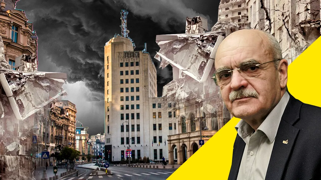 EXCLUSIV | Gheorghe Pătrașcu, fost arhitect-șef al Capitalei: „O catastrofă se poate produce și în București la un cutremur mare, dar nu cu efectele din Turcia”