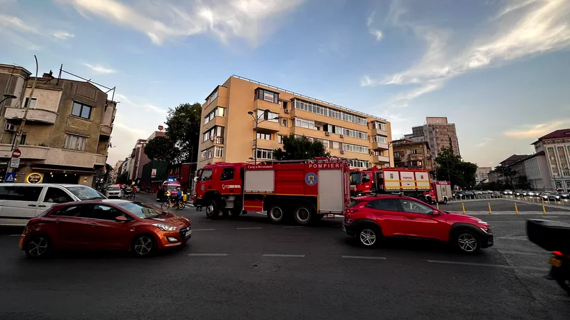 UPDATE | Pompierii din Capitală au fost în ALERTĂ după o scurgere de gaze semnalată pe o stradă din Dorobanți. Nu au fost victime sau pagube materiale