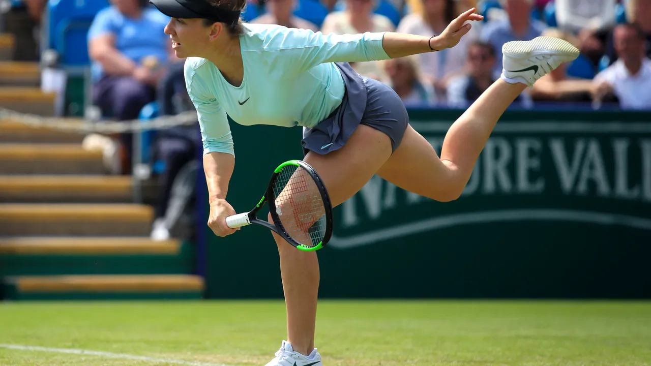 Înfrângere dureroasă pentru Halep în sferturile de finală ale turneului de la Eastbourne. Simona, eliminată de Kerber în două seturi