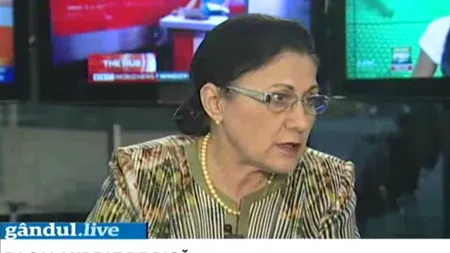 Ministrul Ecaterina Andronescu explică, la Gândul LIVE, cum va arăta BACALAUREATUL diferențiat. Ce va scrie pe diploma de BAC, din 2013