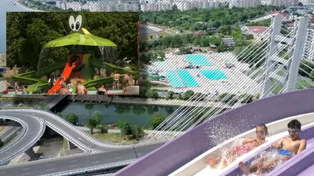 EXCLUSIV VIDEO| Unde te poți răcori în Capitală când afară sunt 40 de grade. Cât costă o zi în parcul acvatic cu piscină cu valuri și plajă ca la mare