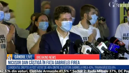 Nicușor Dan: Am încredere că după numărătoarea voturilor voi fi PRIMARUL CAPITALEI!”