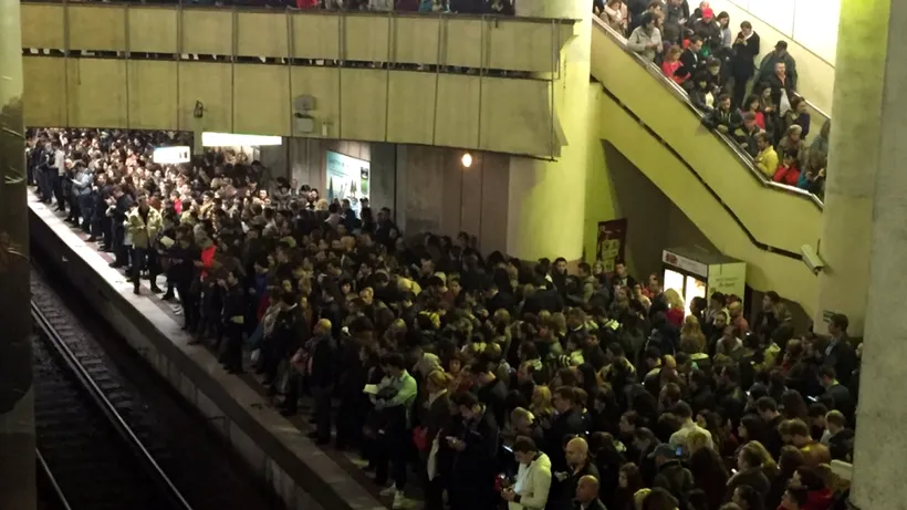 Jandarmeria și ISU, puse să păzească stațiile de metrou: accesul se restricționează când e supraaglomerație