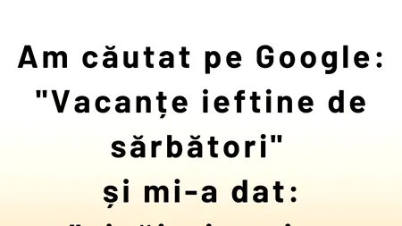 BANCUL ZILEI | Vacanțe ieftine de Sărbători