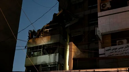 EXPLOZIE puternică în Beirut /Israelul confirmă un raid aerian împotriva unui comandant Hezbollah