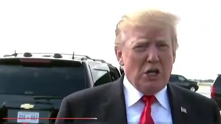 Trump denunță un act de „hărțuire prezidențială