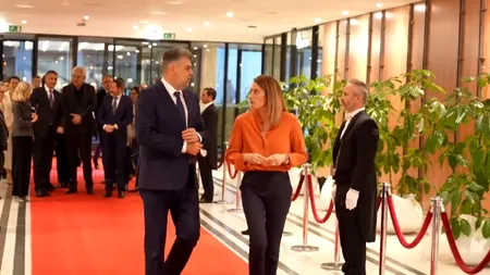 Marcel CIOLACU, întâmpinat de președinta PARLAMENTULUI European, la Bruxelles/Roberta METSOLA i-a prezentat echipa de români cu care lucrează