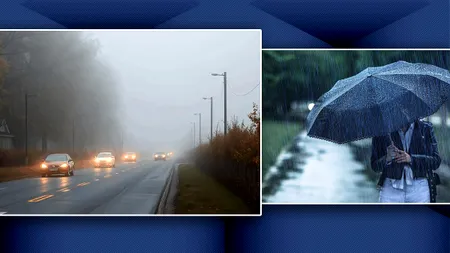 La început de săptămână nu lipsesc ploile, ceața și burnița. ANM a transmis, pentru Gândul, unde vor fi cele mai scăzute temperaturi