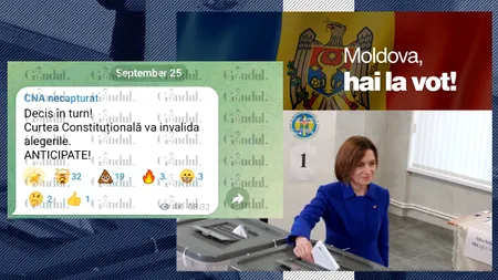 Cele trei scenarii de pe masa Puterii de la Chișinău, vehiculate pe Telegram. Se anulează parlamentarele, pe modelul României? Răspunsul Maiei Sandu