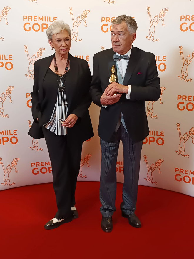 Dan Nuțu și Oana Pellea, la Gala Premiilor Gopo 2024 / Sursa foto: Facebook Premiile Gopo