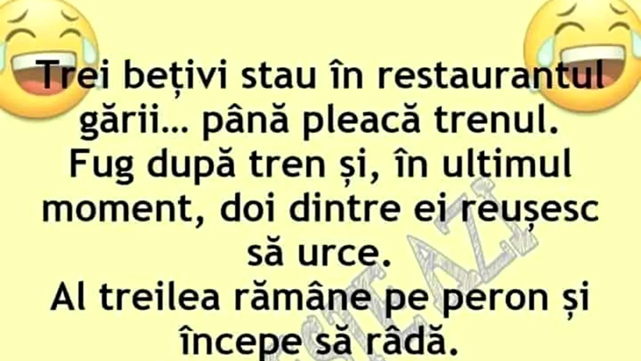BANCUL ZILEI | Bețivii din restaurantul gării