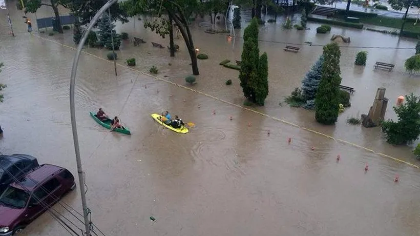 Cod portocaliu de inundații în Constanța și Tulcea, cod galben în alte 13 județe