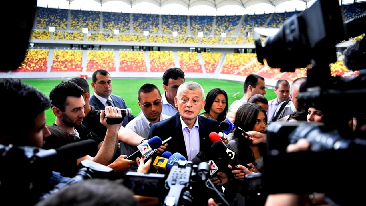 Primarul Sorin Oprescu a vizionat meciul Athletic Bilbao - Sporting Lisabona pe Arena Națională