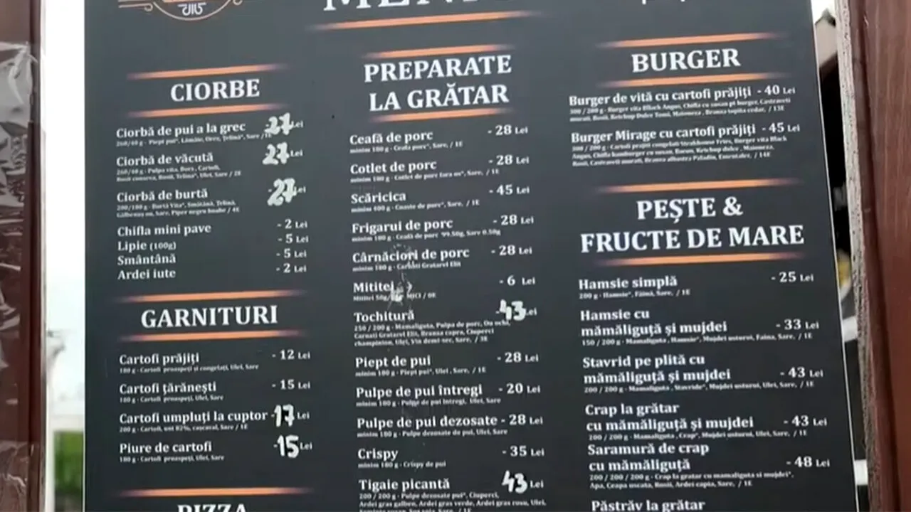 Primele prețuri din MAMAIA, sezonul 2025: Cât costă o ciorbă, o porție de hamsii și o pizza