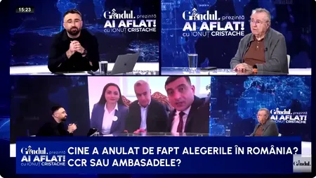 Ion Cristoiu: „Călin Georgescu a avut o carieră mistică”