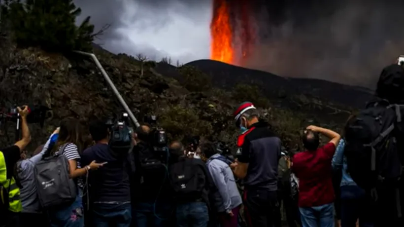 Cutremure în lanț și noi erupții vulcanice pe insula spaniolă La Palma. Meteorologii au semnalat fenomene rare asociate exploziei