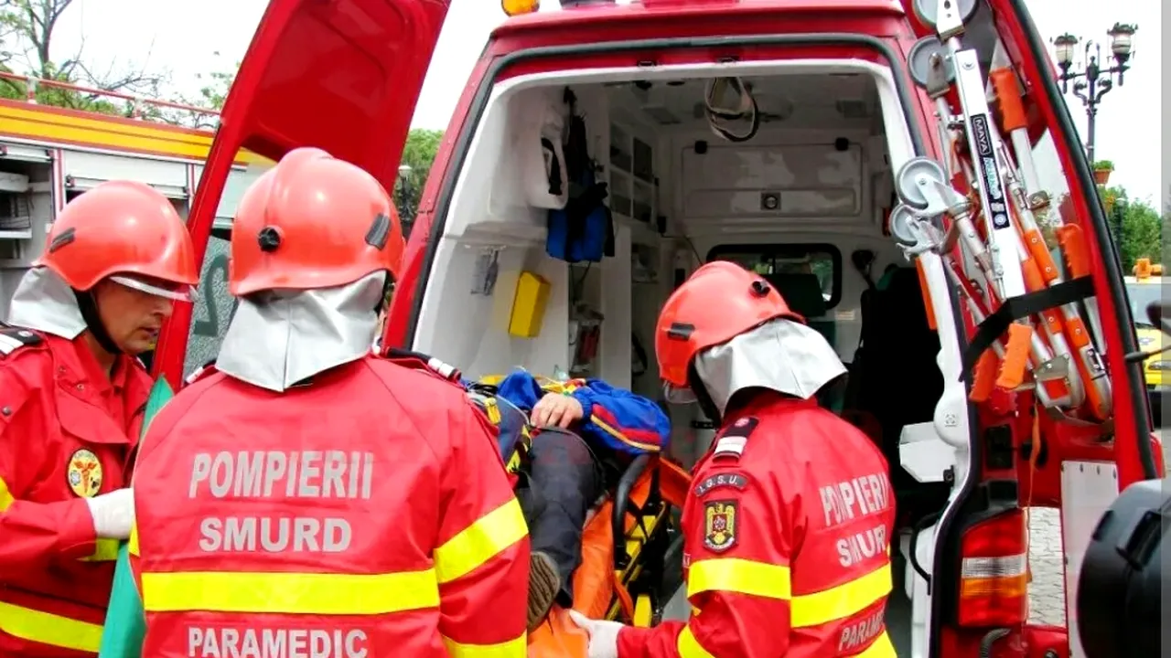 Explozie puternică într-un magazin din Mizil. O femeie a suferit arsuri grave
