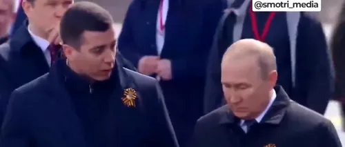 VIDEO | Apar noi zvonuri despre un posibil succesor al lui Putin, după parada de Ziua Victoriei. Cine este bărbatul care a stat în preajma președintelui rus
