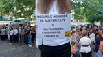 Angajații Fondurilor Europene protestează în fața Ministerului. Ce revendicări au
