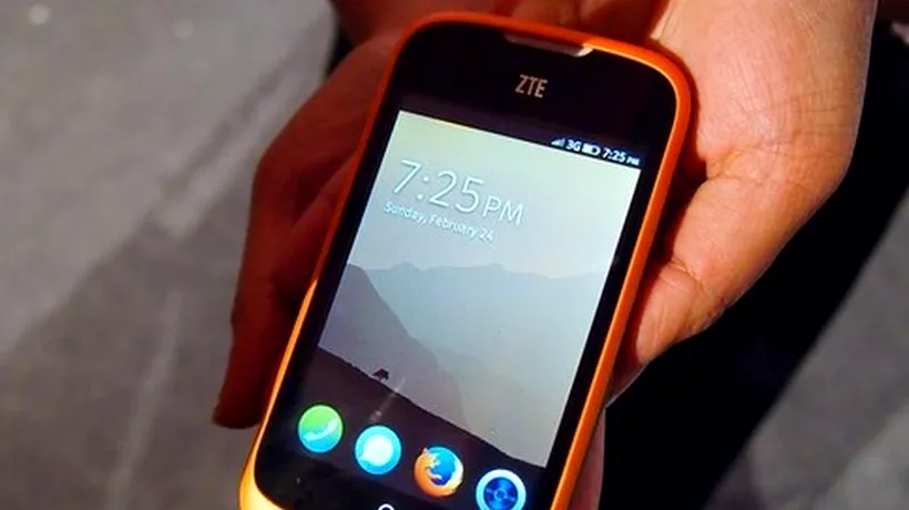 ZTE vinde pe eBay primul său smartphone cu sistem de operare Firefox OS