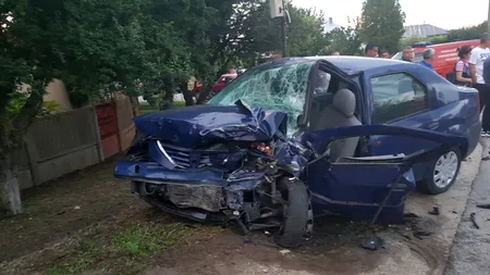 Brăila: Șase persoane au fost rănite într-un accident cu cinci mașini, cauzat de fumul unui incediu de vegetație