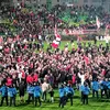 Dinamo, emoții la promovare după 6-1 în tur! Sărbătoare la Mioveni: „Dacă nu crezi, miracolele nu se întâmplă” | VIDEO