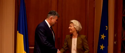 VIDEO | Marcel Ciolacu îi spune Ursulei von der Leyen cum stăm cu PNRR-ul. Premierul participă la o reuniune informală, la Atena