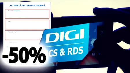 Digi RCS-RDS România micșorează abonamentele cu 50%. Ce trebuie să faci