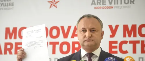 Președintele Republicii Moldova, reacție dură la adresa lui Iohannis: ''Încă nu a răspuns''