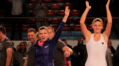 IMAGINI DE COLECȚIE. Înapoi în timp cu Halep, Buzărnescu și Begu, colege în Fed Cup și acum 6 ani. Cum arăta pe vremuri o petrecere a jucătoarelor