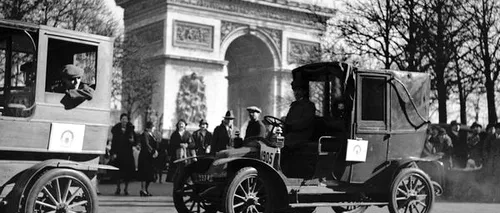 Rolul taxiurilor pariziene în Primul Război Mondial. Taxiurile din Marna, devenite simbol național