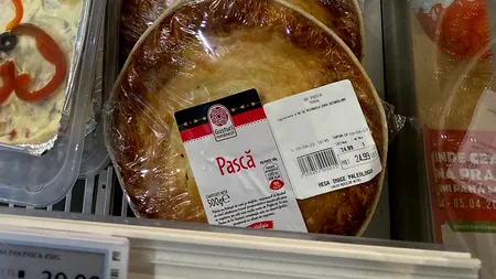 Câți lei costă o PASCĂ de 450 de grame, în Mega Image din București