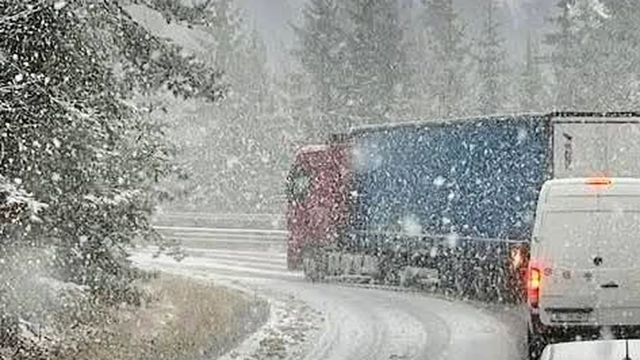 Unde a nins în România în ultimele ore. Imaginile surprind un veritabil episod de iarnă