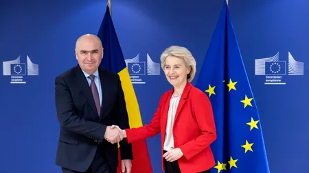 Ilie Bolojan s-a întâlnit cu Ursula von der Leyen la Bruxelles. Ce a discutat premierul cu președinta Comisiei Europene