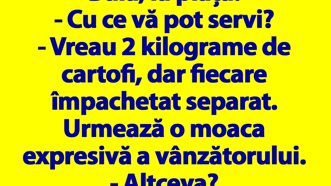 BANC | Bulă, la piață: 